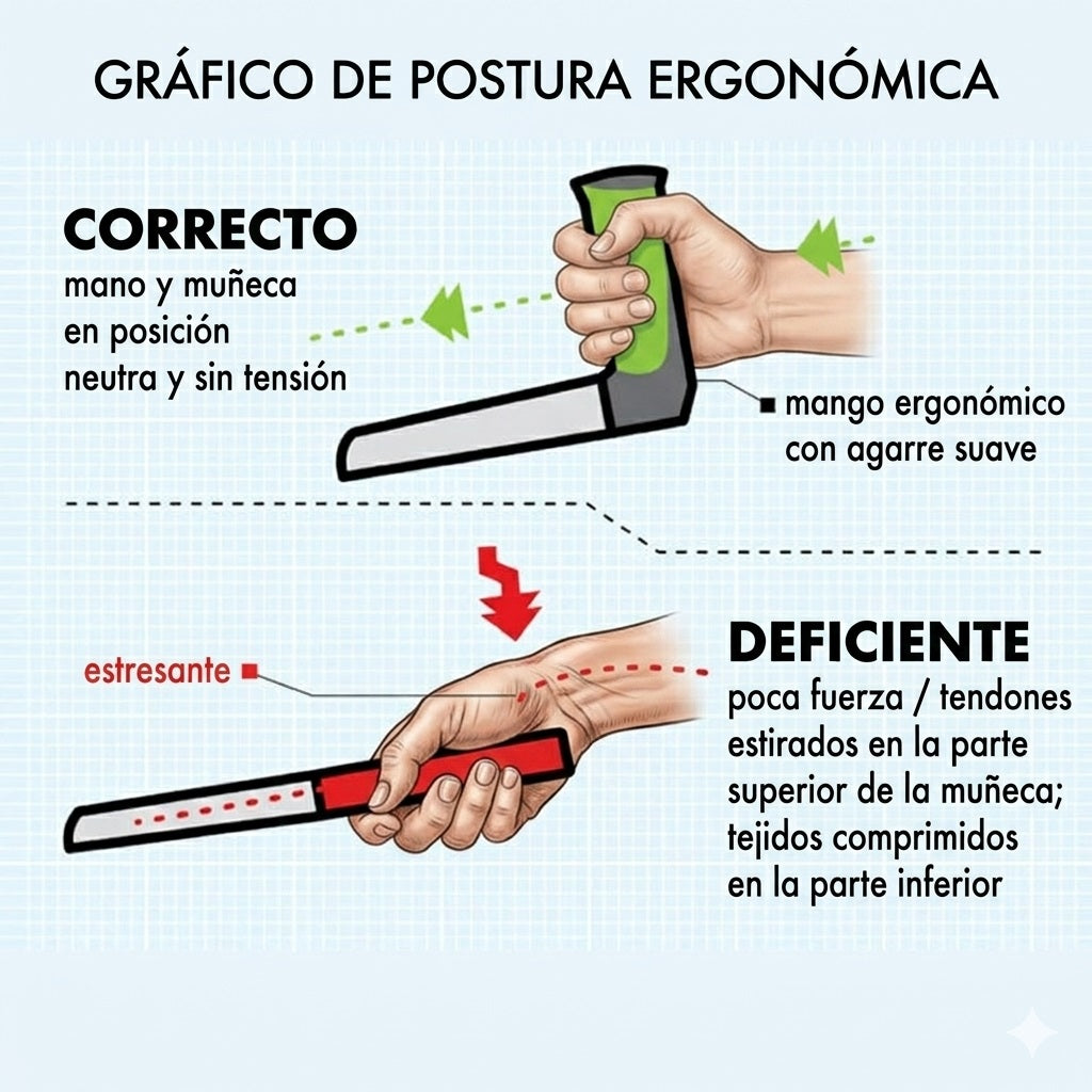 Easi-Grip PETA - Cuchillo Multiusos Para Cocina